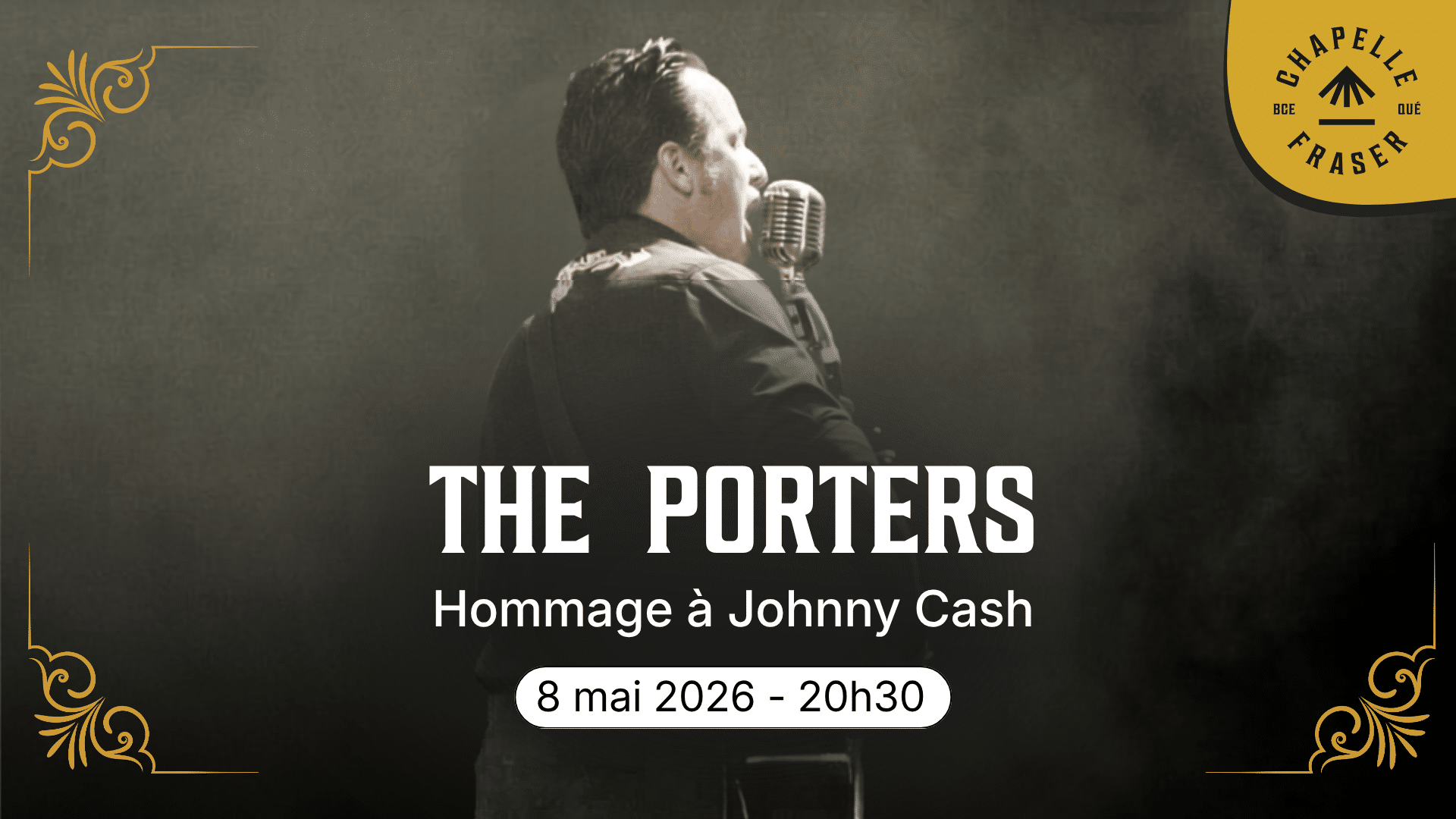 Hommage à Johnny Cash par The Porters à Beauceville