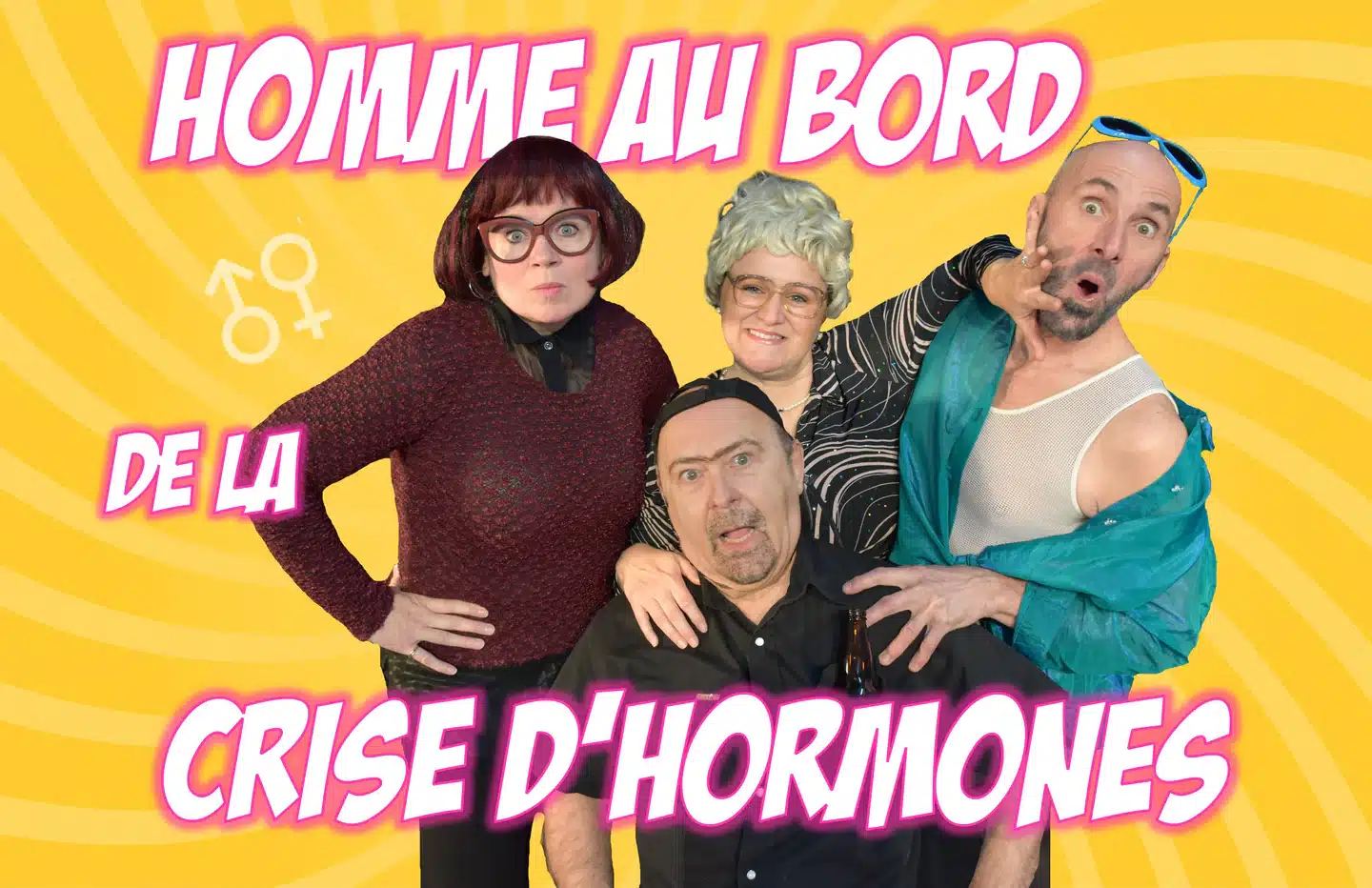 Homme au bord de la crise d&rsquo;hormones – Théâtre de l&rsquo;Hôtel de Ville