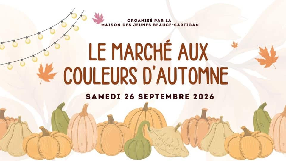 Marché aux couleurs d&rsquo;automne